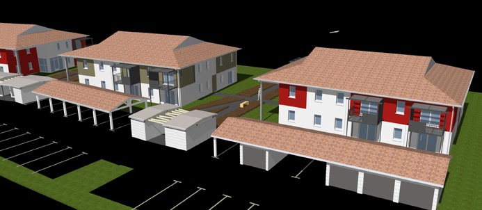 GROUPEMENT D'HABITATIONS-MAISONS/COLLECTIFS PLOTS : 7 