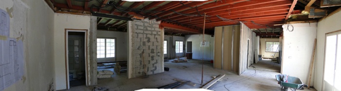 Rhabilitation d'une maison : phase travaux