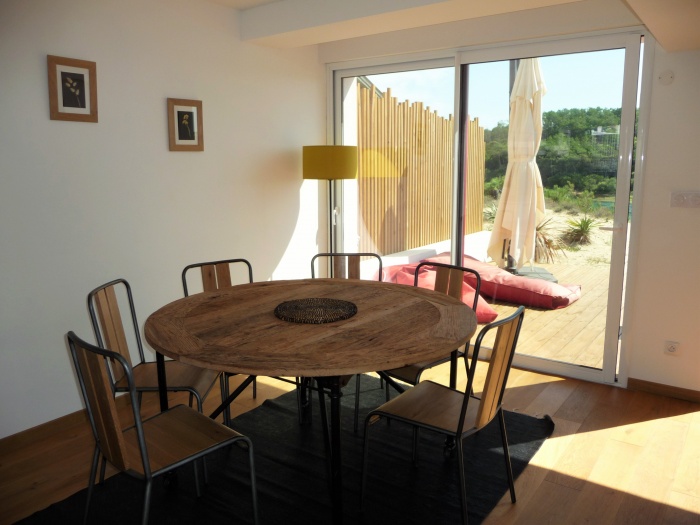 Extension d'une maison de plage : Coin repas